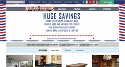 Desktop Screenshot of billiardsandbarstools.com