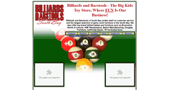 Desktop Screenshot of billiardsandbarstools.net